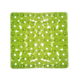 Protiskluzová podložka do sprchy FLOWER 51x51cm, zelená transparentní