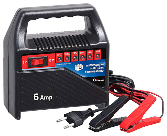 Compass nabíječka autobaterií 6Amp 6/12V