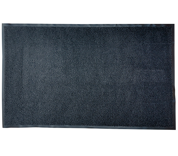 Vstupní čistící rohož do budov Finca vinyl, protiskluzová 90 x 150 cm, černá
