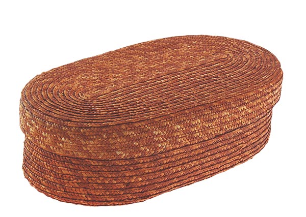 Chlebník polstrovaný oválný, skořicová