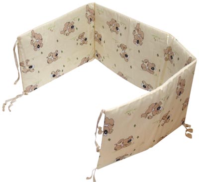 Ochranný mantinel Pejsek 360 x 28 cm., sv. žlutá Ochranný mantinel Pejsek 360 x 28 cm., sv. žlutá