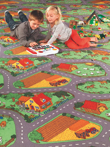 Dětský koberec Farma 140 x 200 cm