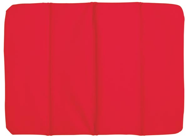 Skládací podsedák DAFY, termoizolační podložka 33x26cm, červená