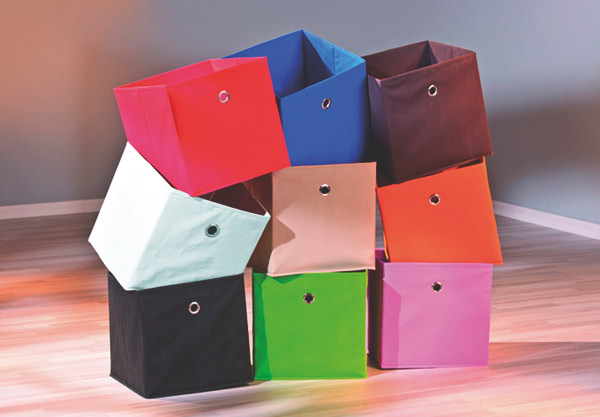 Winny - textilní box, zelený Winny - textilní box, zelený