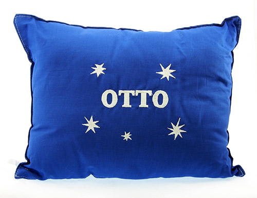 Polštář s výšivkou OTTO