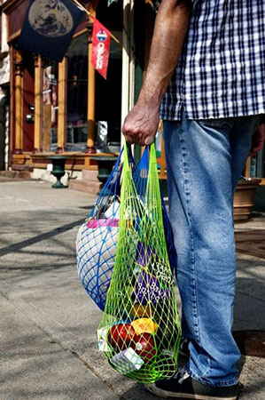 Síťovka - nákupní taška Spider 40 l - zelená Síťovka - nákupní taška Spider 40 l - zelená