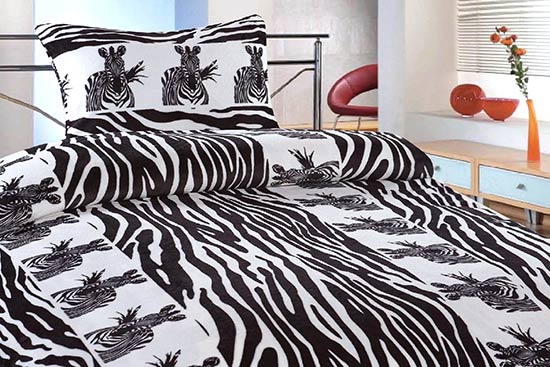 Krepová ložní souprava ZEBRA 2 + 2