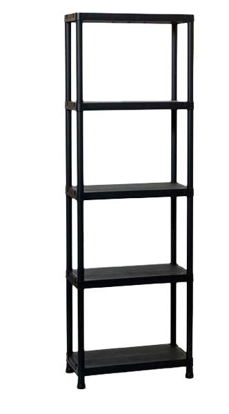 Plastový regál 130 TUV-GS 60x30x180 cm, 5 polic, nosnost 5x25 kg Plastový regál 130 TUV-GS 60x30x180 cm, 5 polic, nosnost 5x25 kg