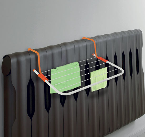 Závěsný sušák na prádlo na radiátor Adodo 3 m, 50x30 cm
