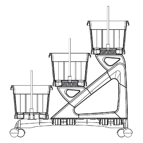 Zahrádka na balkón pro bylinky a zeleninu ORTO 3 x 80 cm, 90 l, terakota Zahrádka na balkón pro bylinky a zeleninu ORTO 3 x 80 cm, 90 l, terakota