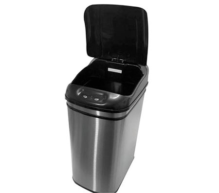 Automatický bezdotykový odpadkový koš TORO nerez 270258, 36x26,5x53 cm, 32 L Automatický bezdotykový odpadkový koš TORO nerez 270258, 36x26,5x53 cm, 32 L