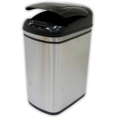 Automatický bezdotykový odpadkový koš TORO nerez 270258, 36x26,5x53 cm, 32 L Automatický bezdotykový odpadkový koš TORO nerez 270258, 36x26,5x53 cm, 32 L