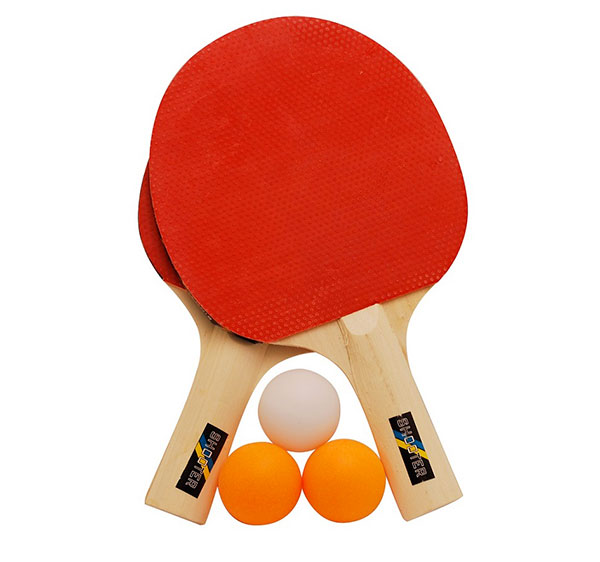 Pingpongový set pálka 2ks + míček 3ks na stolní tenis 1ST