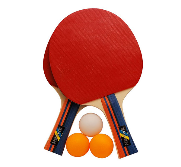 Pingpongový set pálka 2ks + míček 3ks na stolní tenis 2ST