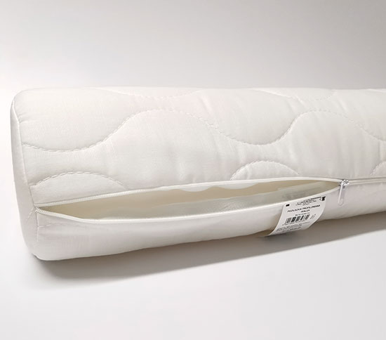 Relaxační polštář válec Medical 50 x 13 cm, bílá Relaxační polštář válec Medical 50 x 13 cm, bílá