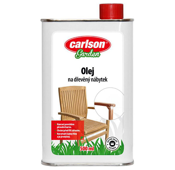Impregnační a ochranný olej na zahradní nábytek 500 ml