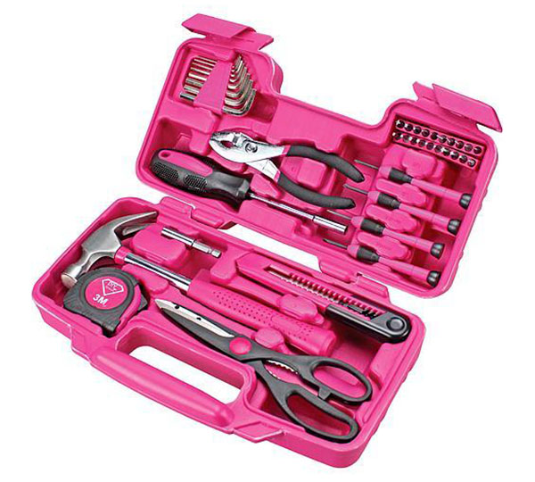 Sada ručního nářadí pro ženy v kufru Ladies set01, 39 dílů