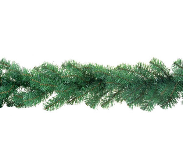 Girlanda vánoční - umělé jehličí pro dekoraci 270 cm, 200 větviček