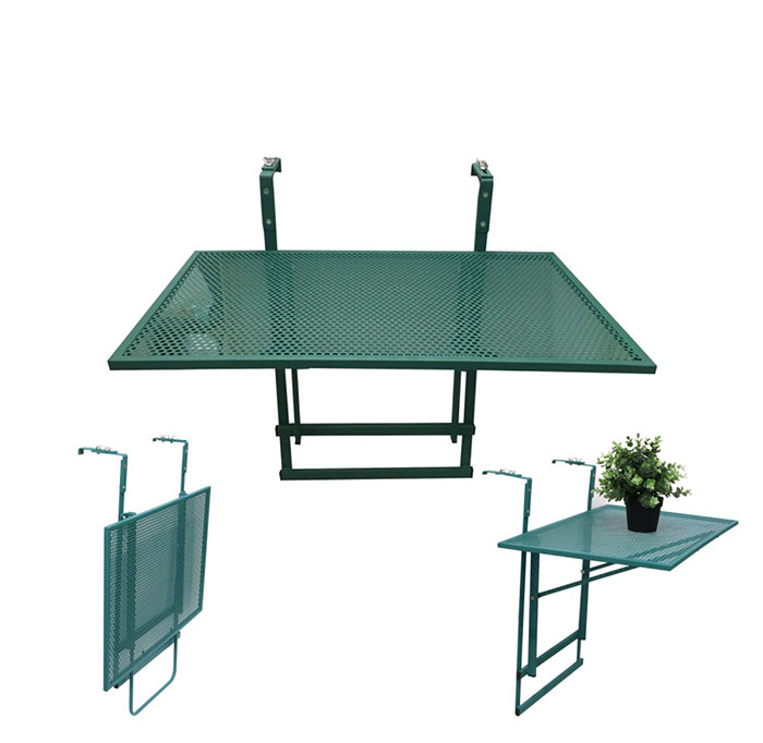 Závěsný balkonový stolek na zábradlí 2897, 60 x 40 cm
