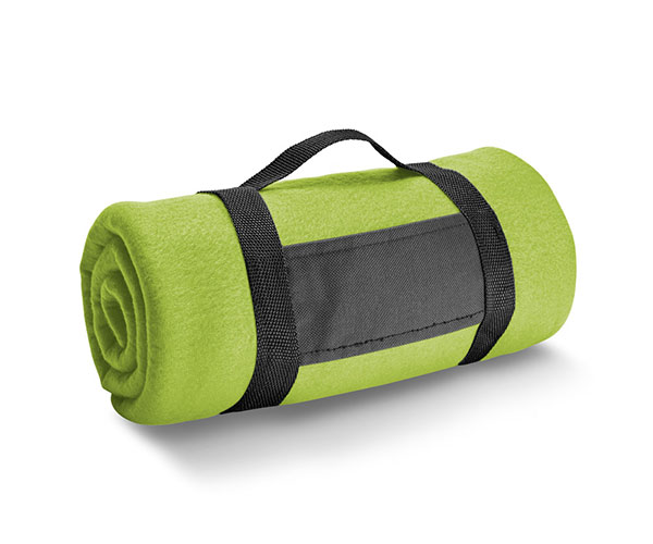 Cestovní fleecová deka PAT 150 x 120 cm, zelená