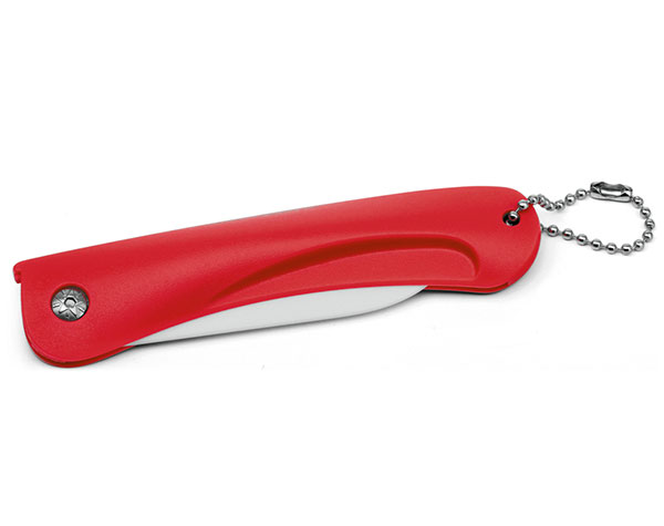 Keramický nůž kapesní, skládací 11 cm Ceramico, červená Keramický nůž kapesní, skládací 11 cm Ceramico, červená