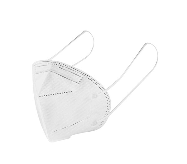 Ochranný respirátor pro dospělé FFP2 bez výdechového ventilu 10 ks, bílý