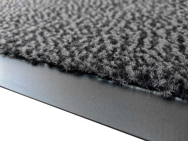 Vstupní čistící rohož do budov Finca vinyl, protiskluzová 90 x 150 cm, černá