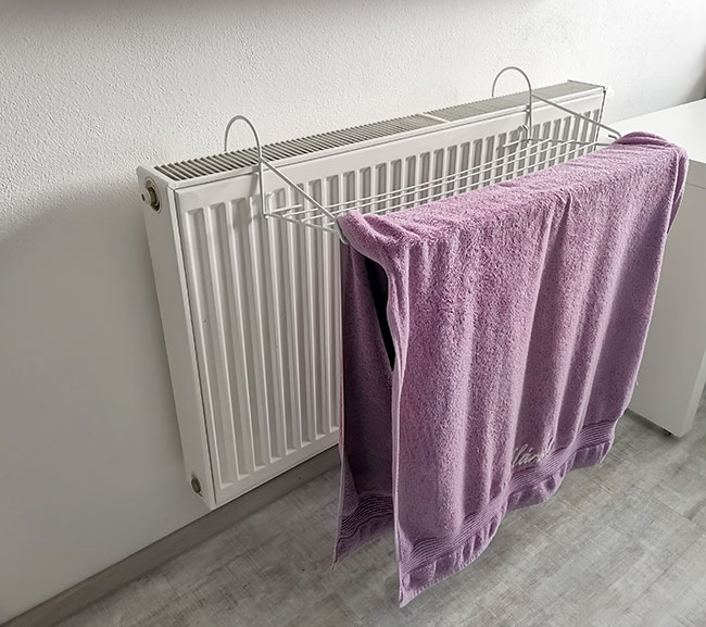 Sušák prádla na radiátor 62 cm x 30,5 cm
