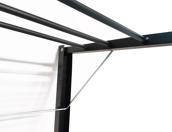 Sušák na stěnu Favorit 80 cm, černý Sušák na stěnu Favorit 80 cm, černý
