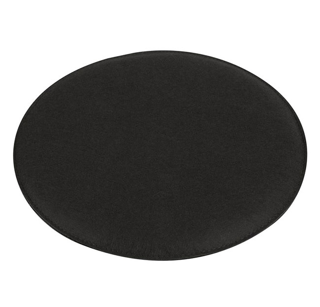 Filcový podsedák 7638 kulatý 35 cm, černý
