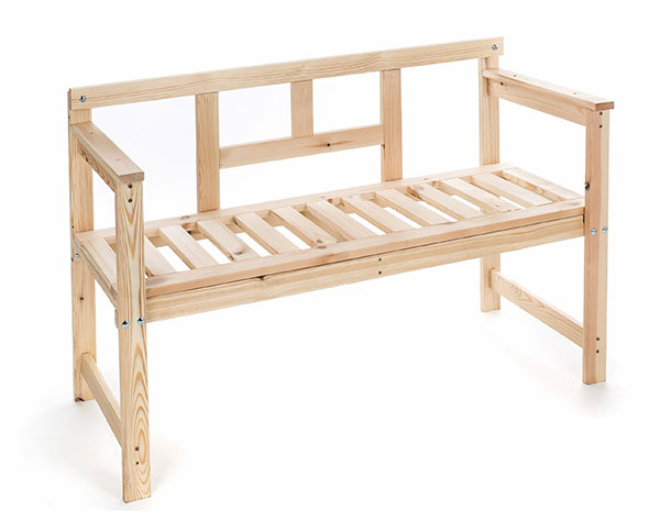 Zahradní dřevěná lavice 120x45x80 cm