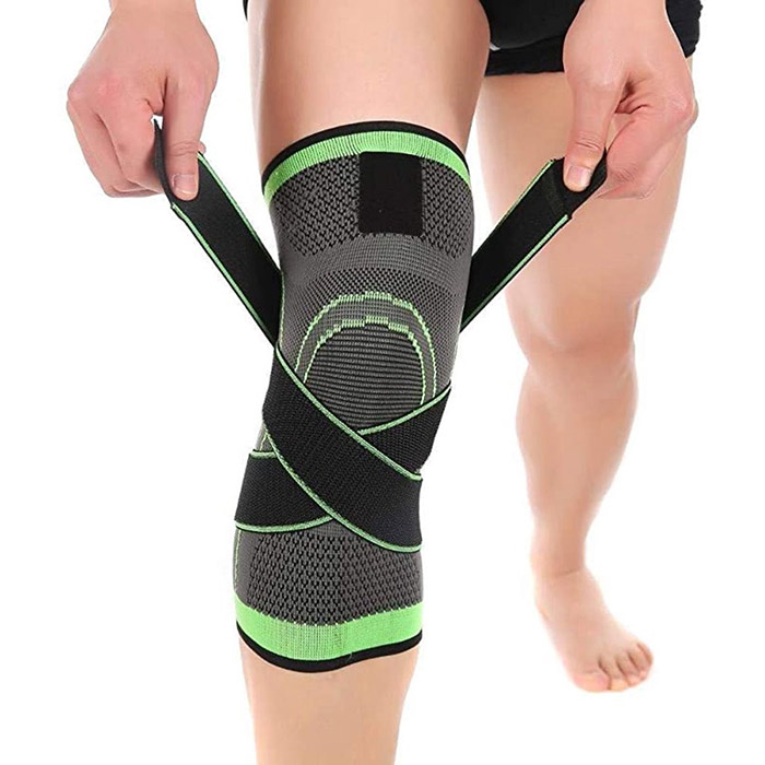 Sportovní stahovací bandáž na koleno XL