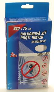 Balkónová síť proti hmyzu 2ks 220 x 75 cm Balkónová síť proti hmyzu 2ks 220 x 75 cm