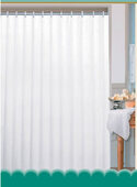 Koupelnový závěs PVC 180 x 180 cm, bílá