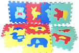 Wiky pěnové puzzle zvířata 30 x 30 cm, 10 ks