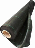 Tkaná PP textilie 1,5 x 25 m, černá.