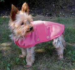 Růžová vesta pro psa LILLES,45 cm