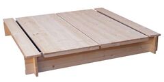 Dětské dřevěné pískoviště s poklopem Adodo 756, 120x120x20cm Dětské dřevěné pískoviště s poklopem Adodo 756, 120x120x20cm