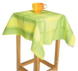 Teflonový ubrus na jídelní stůl Káro, 75 x 75 cm, zelená Teflonový ubrus na jídelní stůl Káro, 75 x 75 cm, zelená