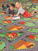 Dětský koberec Farma 95 x 200 cm