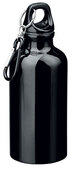 Hliníková outdoorová láhev BARAC 400 ml, černá
