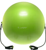 Lifefit gymnastický míč s expanderem 55 cm, sv. zeleny