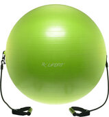 Lifefit gymnastický míč s expanderem 75 cm, sv. zelený