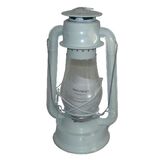 Petrolejka - petrolejová lampa kovová 31 cm, bílá Petrolejka - petrolejová lampa kovová 31 cm, bílá