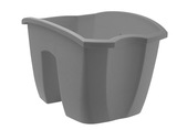 Truhlík balkonový CROWN 24x28x20 cm, 7l, antracit Truhlík balkonový CROWN 24x28x20 cm, 7l, antracit