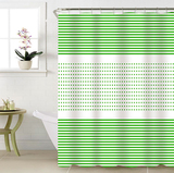 Koupelnový závěs PVC 180 x 180 cm, zelená