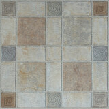 Samolepící podlahové čtverce DF 0004 pvc 30,4 x 30,4 cm, dlažba barevná