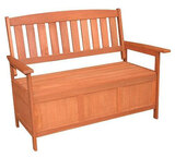 Dřevěná lavice s úložným prostorem Ado 6597 120 x 65 x 90 cm