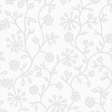 Statická fólie na okna do koupelny 338-0013 Bílé květy