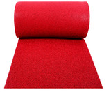 Odolný venkovní koberec Nudel, protismykový běhoun do vlhka na terasu šíře 1m, červená